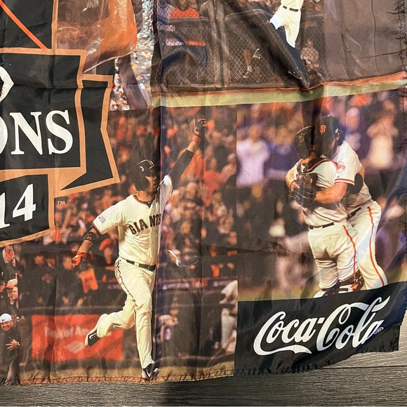 San Francisco Giants MLB 2014 World Series Baseball Team Flag Collectible - Picture 3 of 10